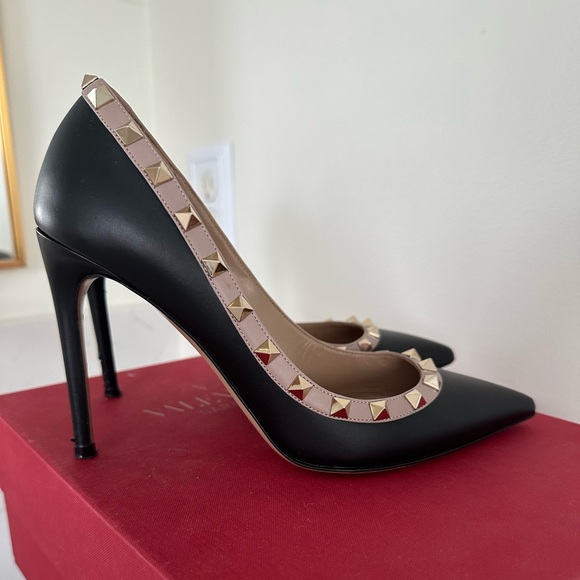 Valentino Garavani Rockstud Leather 100mm Pump